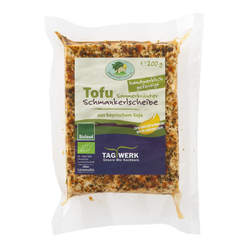 TAGWERK Tofu Schmankerlscheibe Sommerkräuter Angermaier - Produktbild