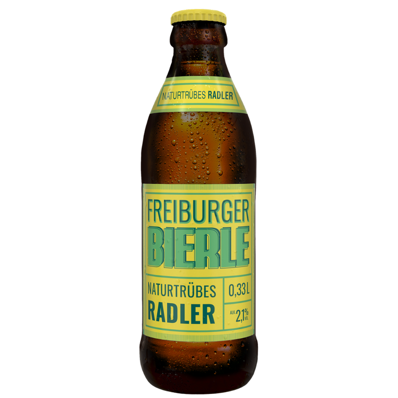 Freiburger Bierle Freiburger Bierle naturtrübes Radler 0,33-BIO - Produktbild