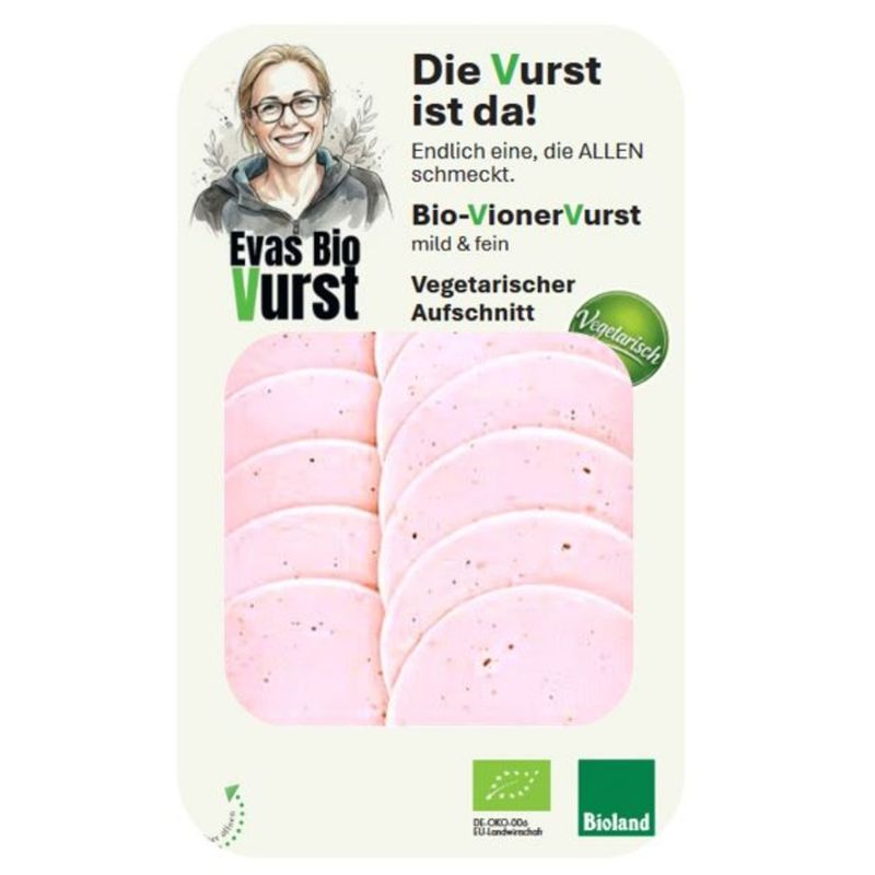 Evas Bio Vurst Evas Bio Vurst Bio-Vyoner vegetarischer Aufschnitt - Produktbild