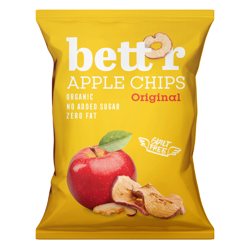 Bett'r Bio Äpfelchips , Bett’r, 50g - Produktbild