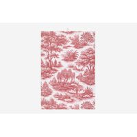 Küchenhandtuch, 3er Pack, mineral red/offwhite - Produktbild