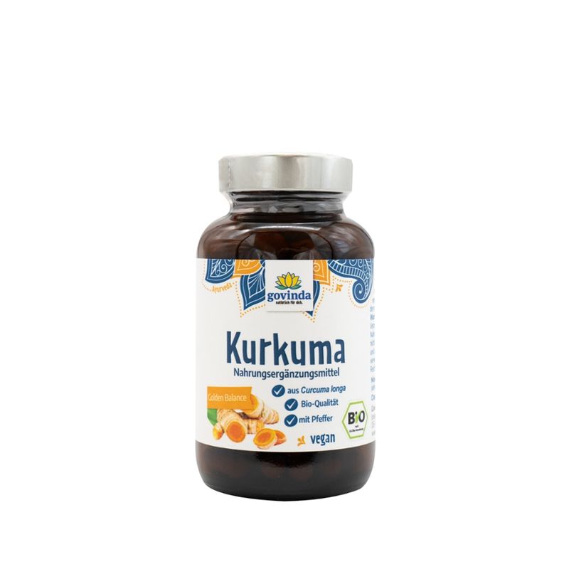 Govinda Bio Kurkuma-Kapseln 45 g - Produktbild