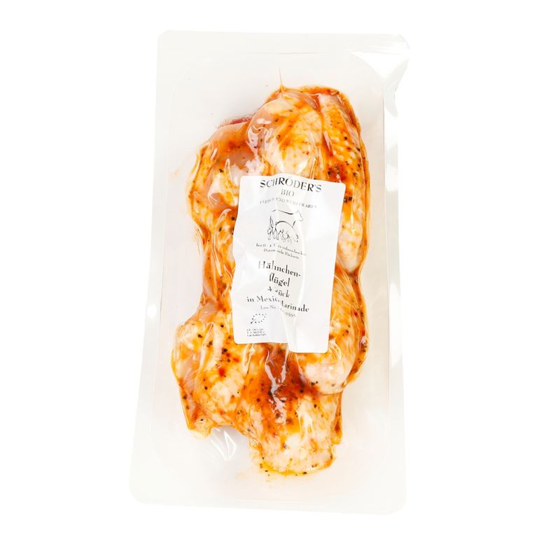 Schröder's Bio Fleisch- und Wurstwaren Hähnchenflügel Mexiko ca. 300 g - Produktbild