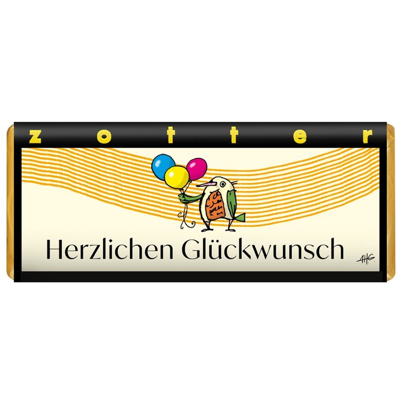 Zotter Schokolade Herzlichen Glückwunsch - Produktbild