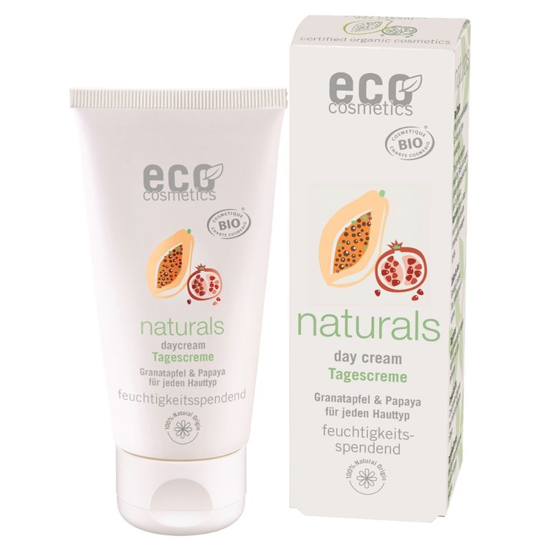 eco cosmetics Tagescreme mit  Bio Granatapfel und Papaya - Produktbild