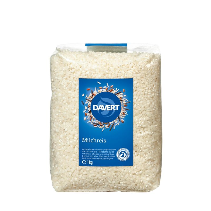 Davert Milchreis 1kg - Produktbild