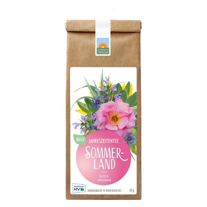 Kräutergarten Pommerland Sommerland - Bio Kräutertee in der Papiertüte - Produktbild