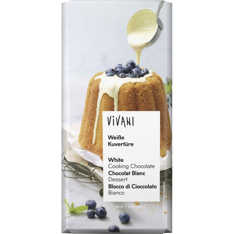 Vivani Weiße Kuvertüre - Produktbild