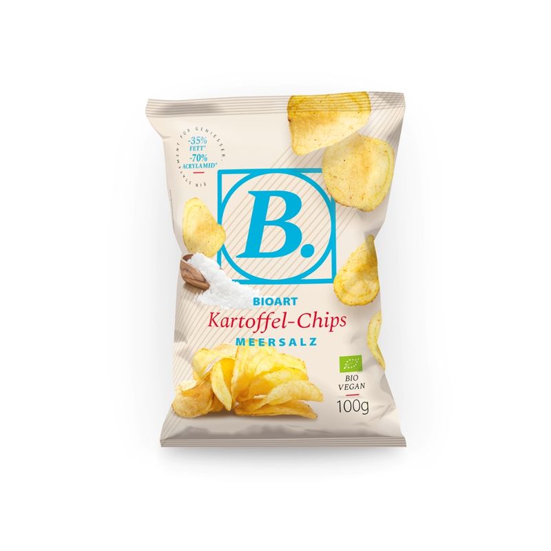 BioArt AG B. Kartoffel-Chips Meersalz 100g bio - Produktbild