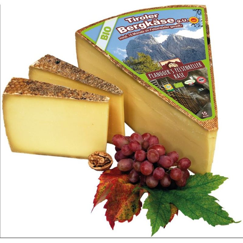 Plangger Plangger Bio Tiroler Bergkäse mindestens 15 Monate gereift - Produktbild