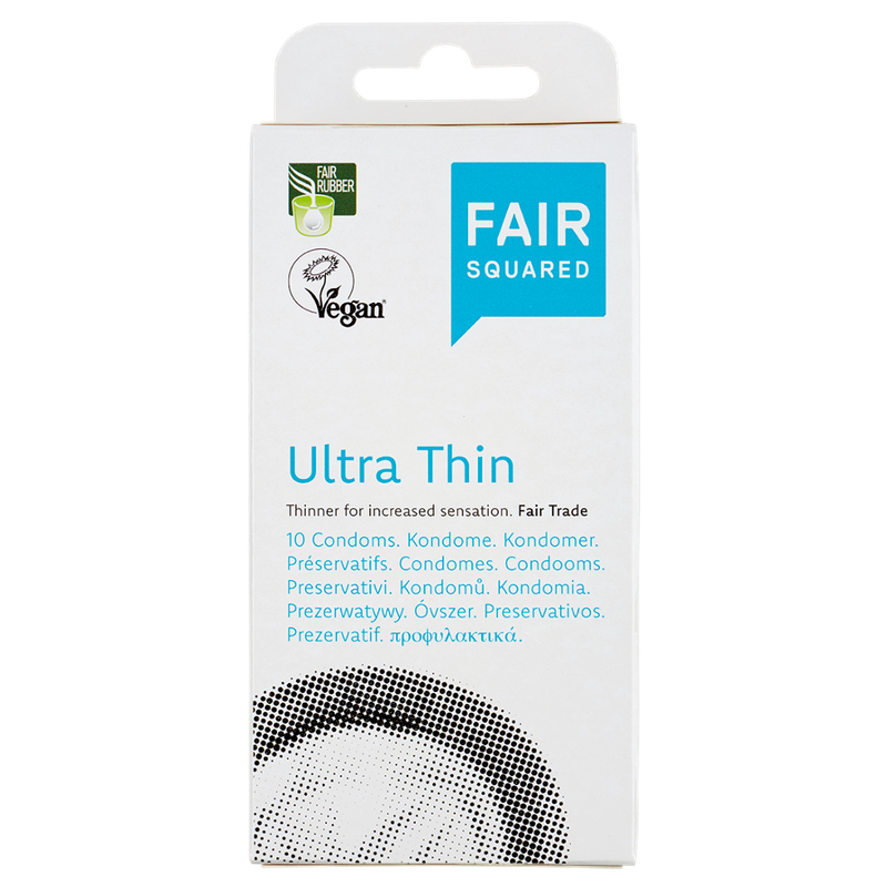 FAIR SQUARED FAIR SQUARED Ultrathin Kondome 10 Stück - Fair und Vegan - Produktbild