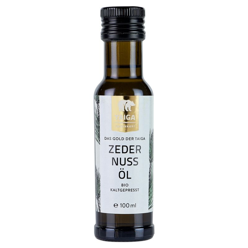 TAIGA NATURKOST Zedernuss-Öl, bio, Kaltpressung - Produktbild
