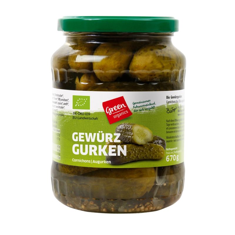 greenorganics Gewürzgurken - Produktbild