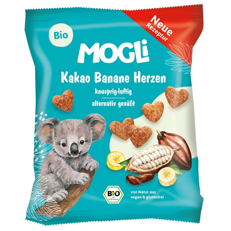 Mogli Kakao Banane Herzen - Produktbild