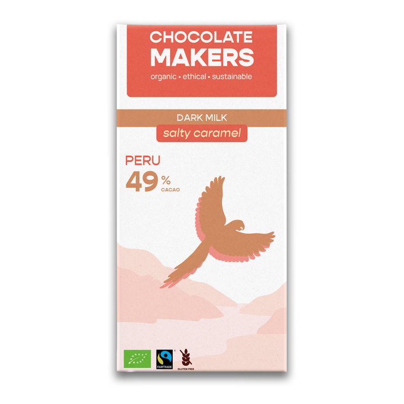 Chocolatemakers Peru Dunkle Milch 49% Salty Caramel - Produktbild