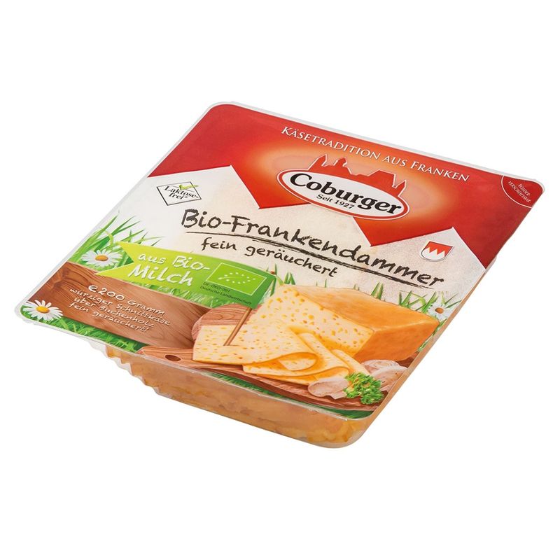 Coburger Coburger Bio Frankendammer geräuchert in Scheiben, 200 g - Produktbild