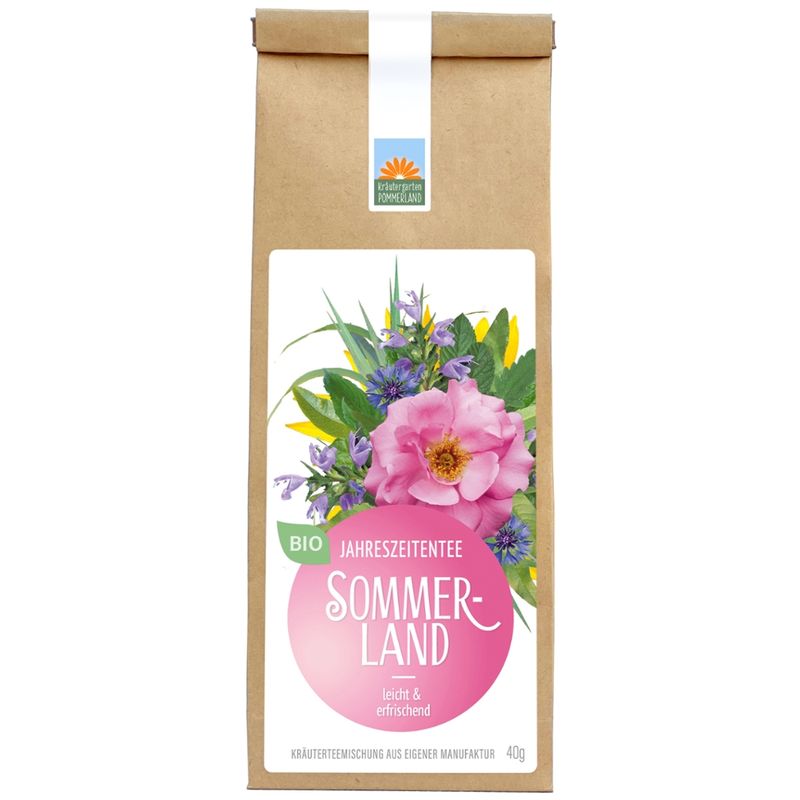 Kräutergarten Pommerland Sommerland - Bio Kräutertee in der Papiertüte - Produktbild
