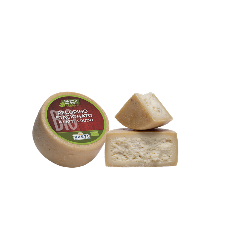 BUSTI FORMAGGI Pecorino gereift aus Bio-Rohmilch mit tierischem Lab aus der Toskana - Produktbild