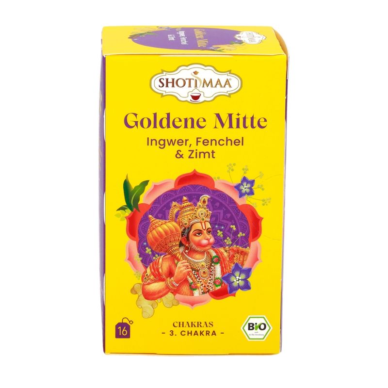 Shoti Maa Goldene Mitte - Ingwer, Fenchel & Zimt - Produktbild