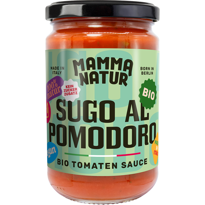 MAMMA NATUR Sugo al pomodoro Bio - Bio Tomaten Sauce - Produktbild