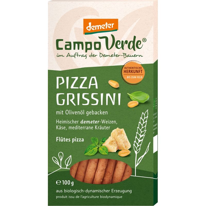 Campo Verde CV demeter Pizza Grissini 100g - Produktbild