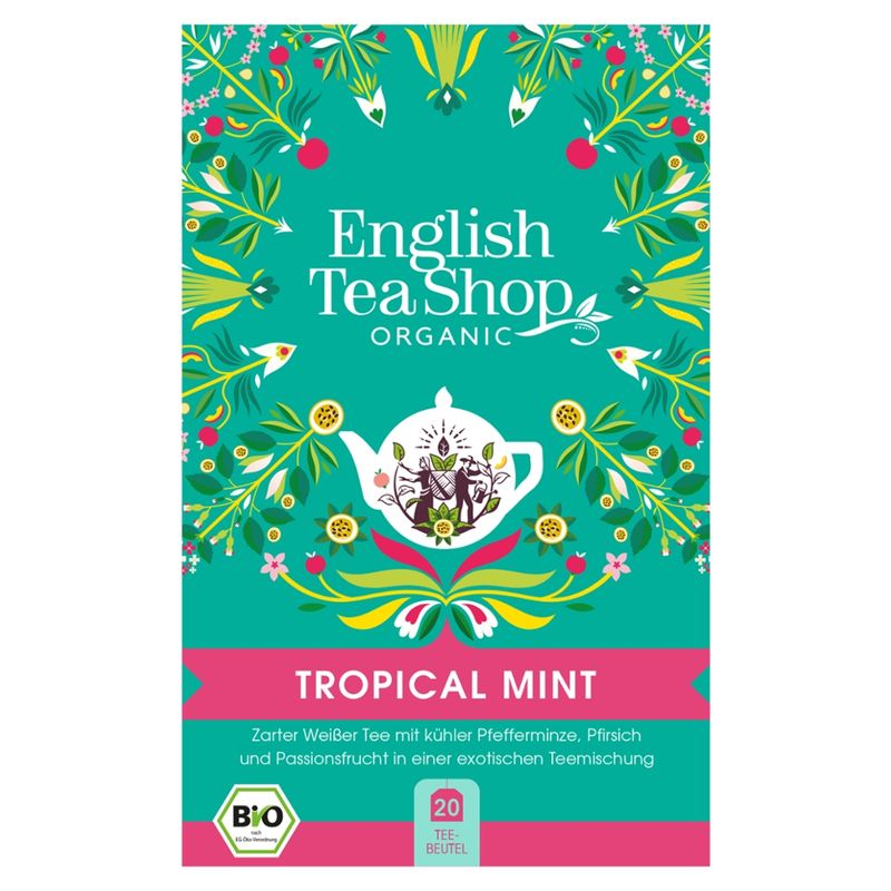 English Tea Shop Tropical Mint, BIO, 20 Teebeutel - Produktbild