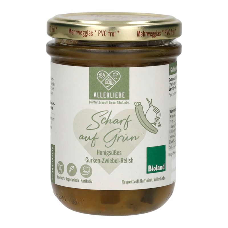 ALLERLIEBE ALLERLIEBE Bioland Gurken-Zwiebel-Relish 200g - Produktbild