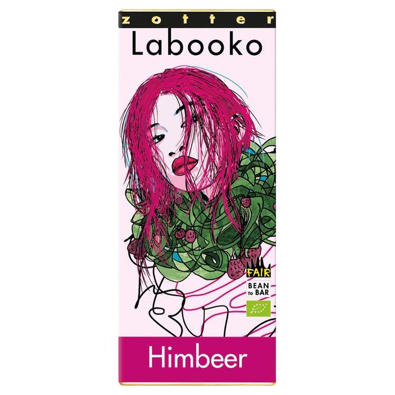 Zotter Schokolade Labooko - Himbeer - Produktbild