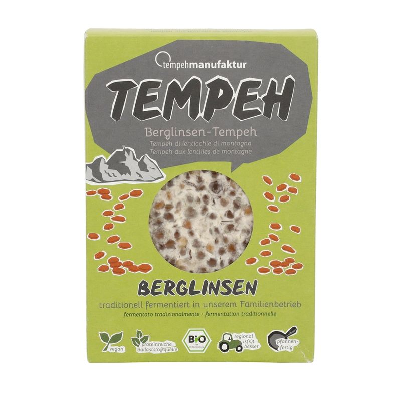 tempehmanufaktur  Berglinsen-Tempeh - Produktbild