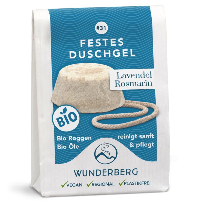 Wunderberg Festes Duschgel #31 Lavendel - Rosmarin - Produktbild