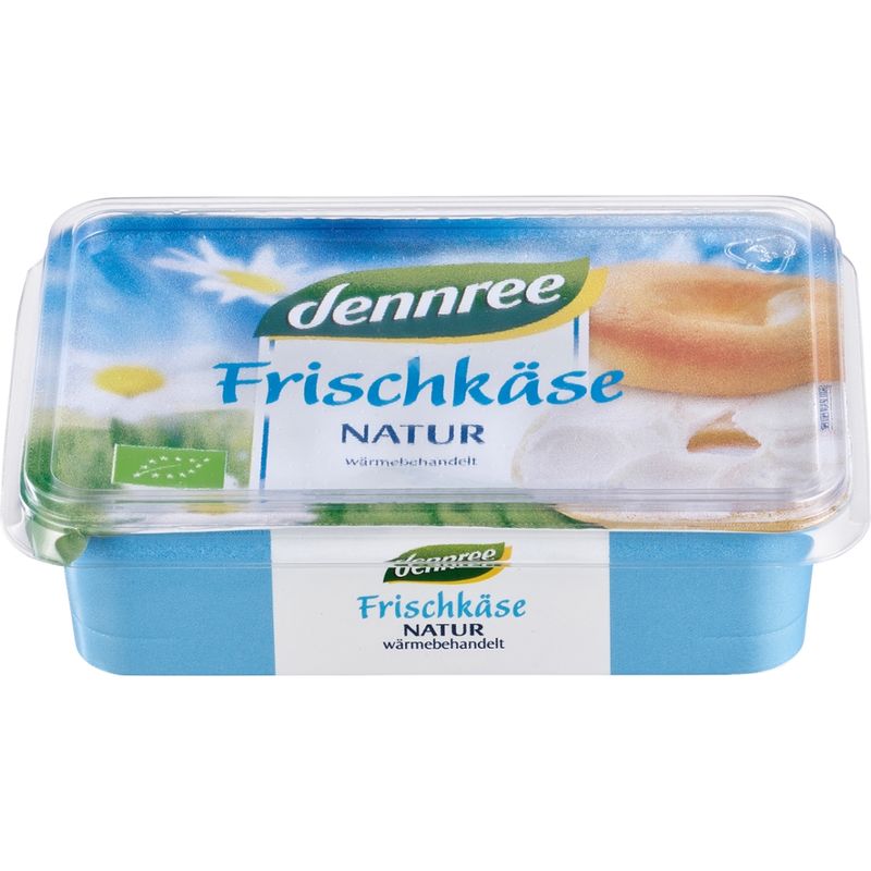 dennree Frischkäse Natur, wärmebehandelt - Produktbild
