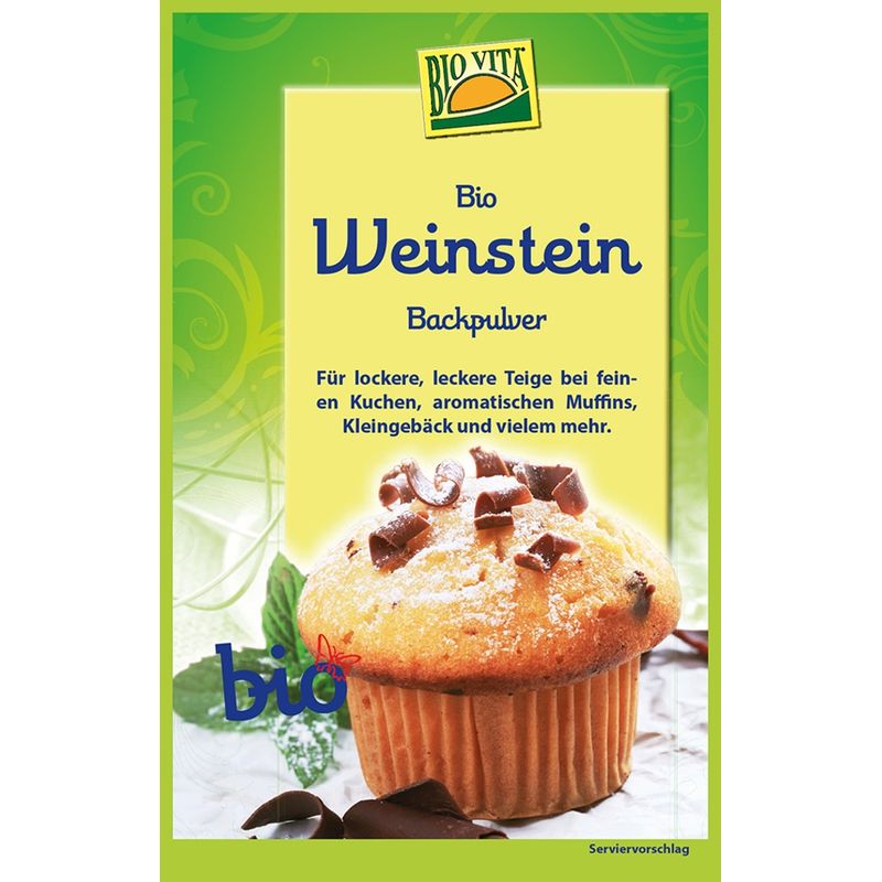 BIOVITA BIO Weinstein-Backpulver - Produktbild