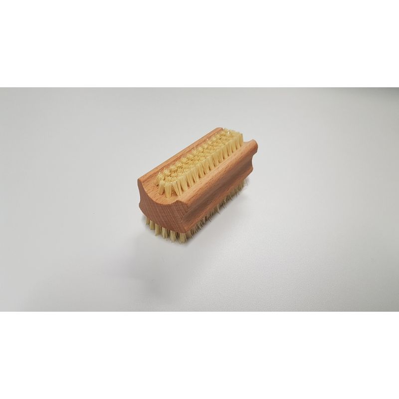 WALDKRAFT Nagelbürste doppelseitig Naturfasern Fibre Buchenholz geölt - Produktbild
