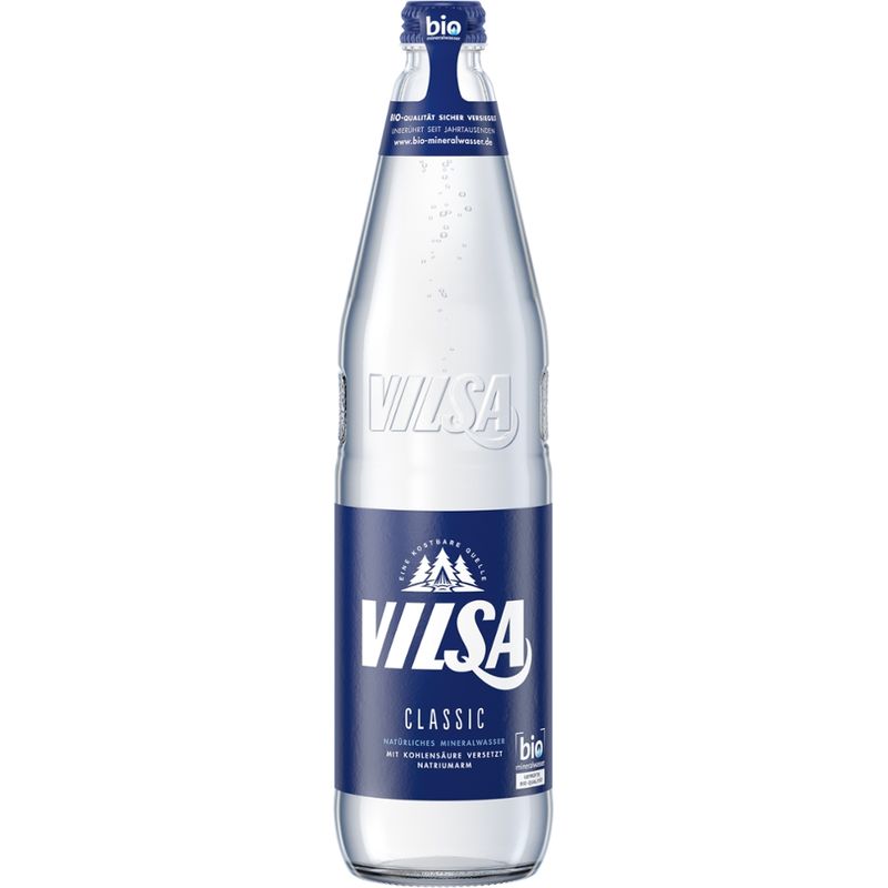 VILSA VILSA Mineralwasser Classic Glas 12x0,70l Glas MW Bio - Produktbild