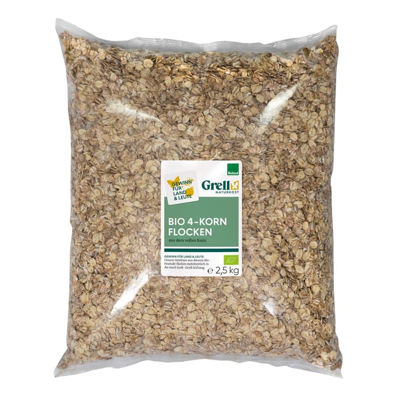 Grell Naturkost 4-Korn-Flocken - Produktbild