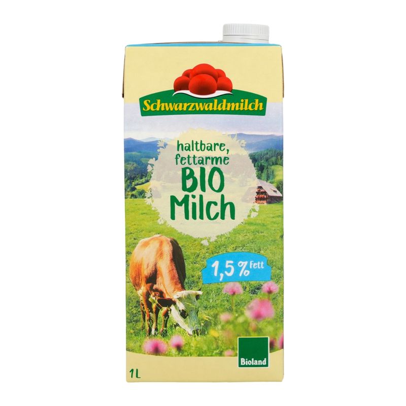 Schwarzwaldmilch BIO SWM BIO H-Milch 1,5% 12x1L PG - Produktbild