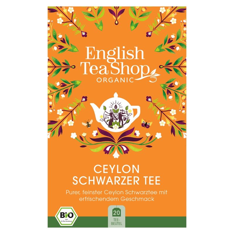 English Tea Shop English Tea Shop - Ceylon schwarzer Tee, BIO, 20 Teebeutel - Produktbild