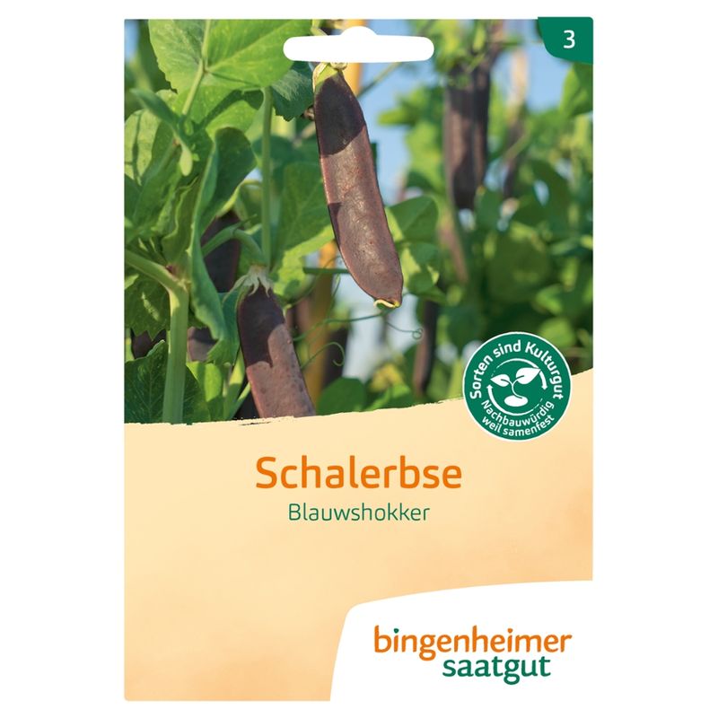 Bingenheimer Saatgut Blauwshokker - Schalerbse (Saatgut) - Produktbild