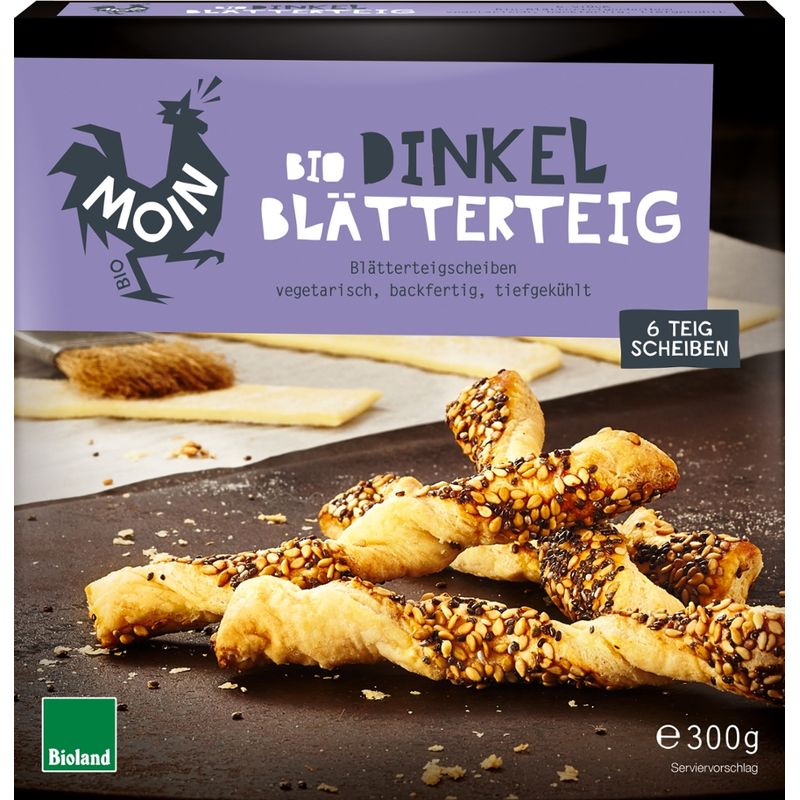 Moin Bio Backwaren Bio Dinkel Blätterteig - Produktbild