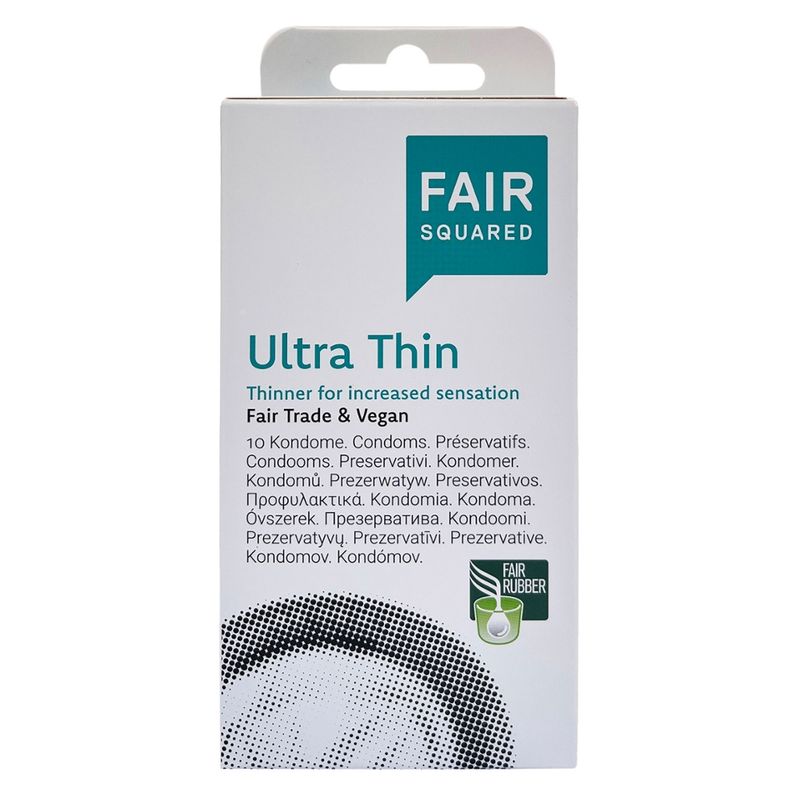 FAIR SQUARED FAIR SQUARED Ultrathin Kondome 10 Stück - Fair und Vegan - Produktbild