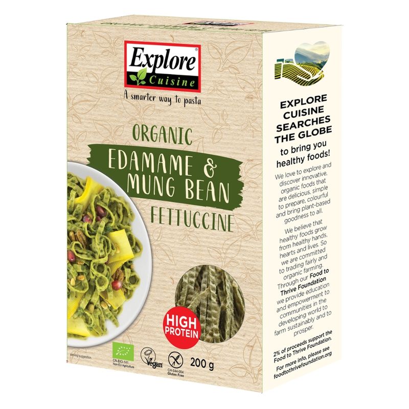 Explore Cuisine Fettuccine aus Edamame- und Mungbohnen - Produktbild