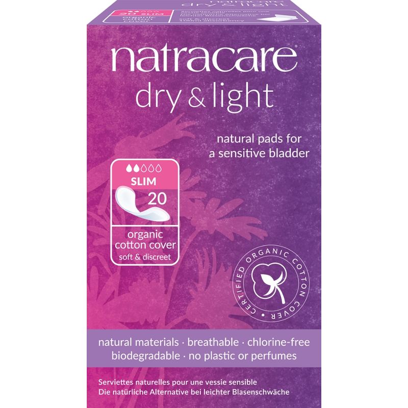 Natracare Dry & Light Inkontinenzeinlage Slim 20 St - Produktbild