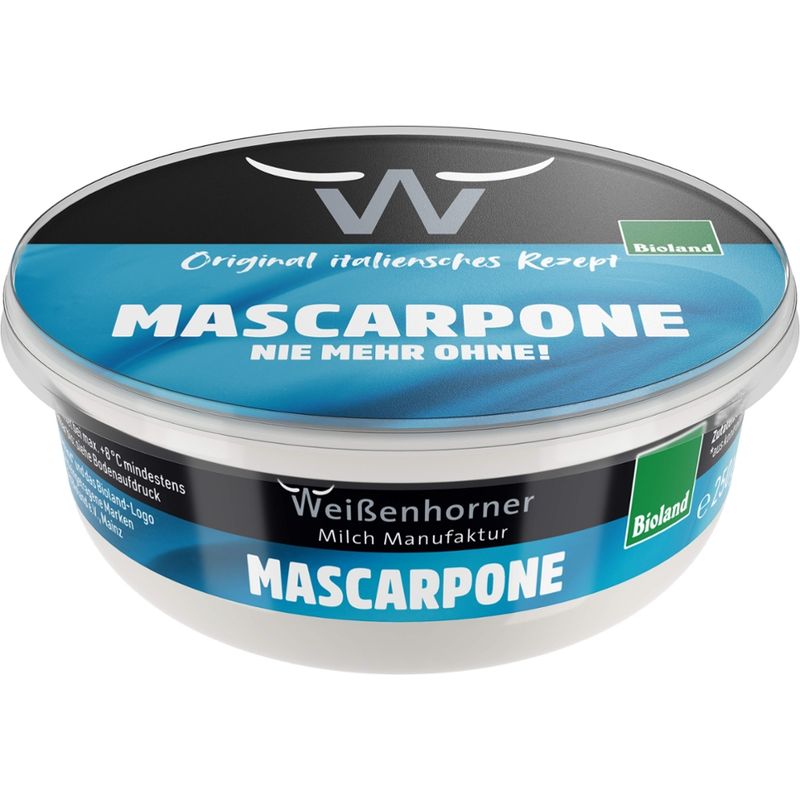 Weißenhorner Milch Manufaktur WH MM Bioland Mascarpone - Produktbild