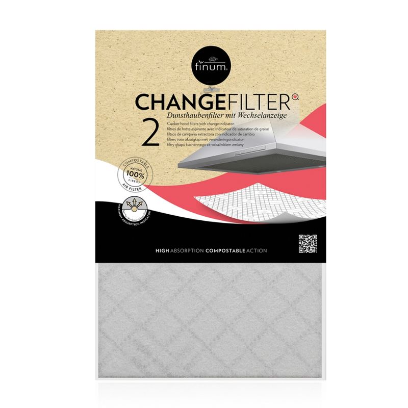 finum CHANGEFILTER 2 Dunsthaubenfilter mit Wechselanzeige - Produktbild