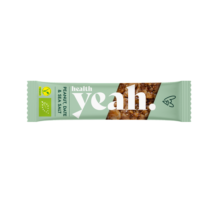 health yeah health yeah Peanut, Date & Sea Salt Nut Bar 40g (bio) - Produktbild
