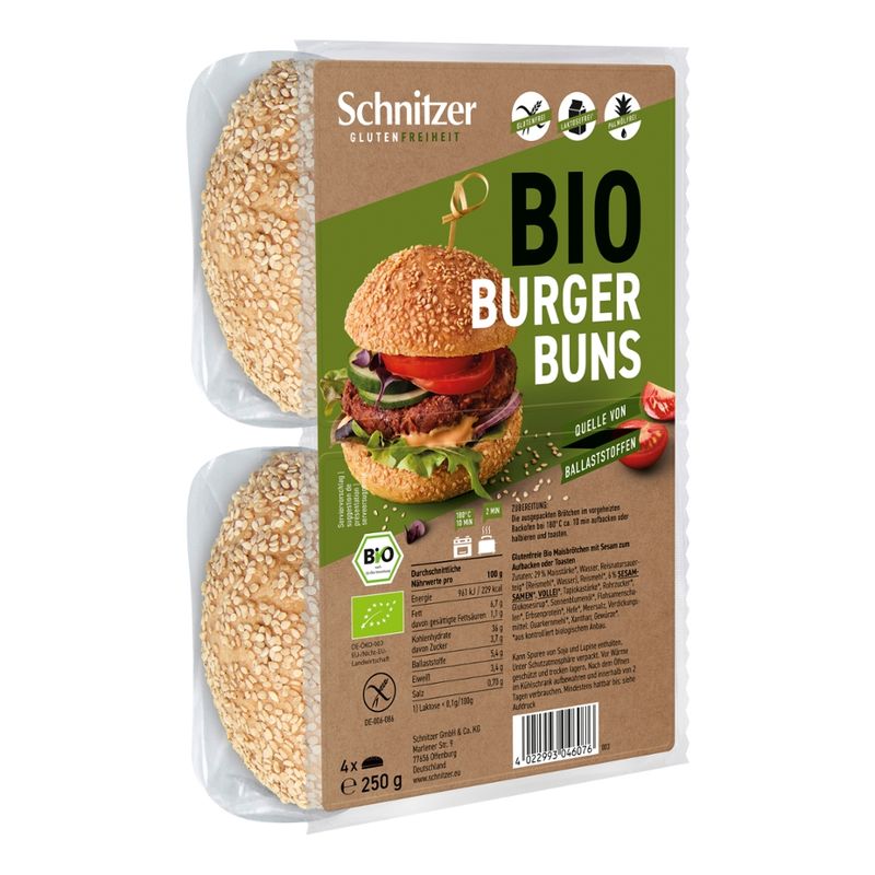 Schnitzer GLUTENFREIHEIT Bio Burger  Buns - Produktbild