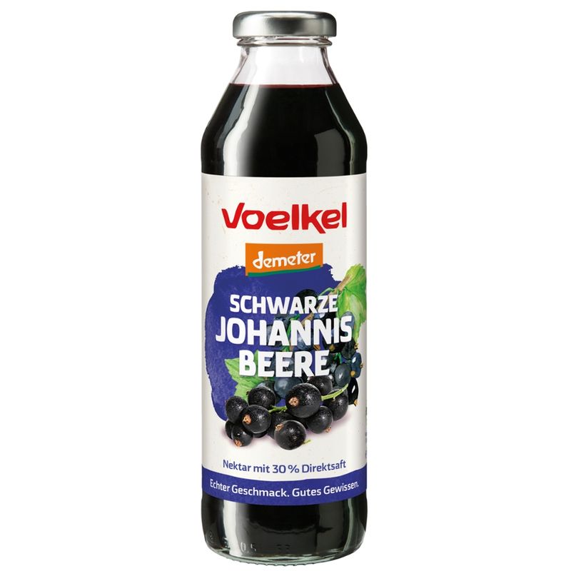 Voelkel Schwarze Johannisbeere Nektar - Produktbild