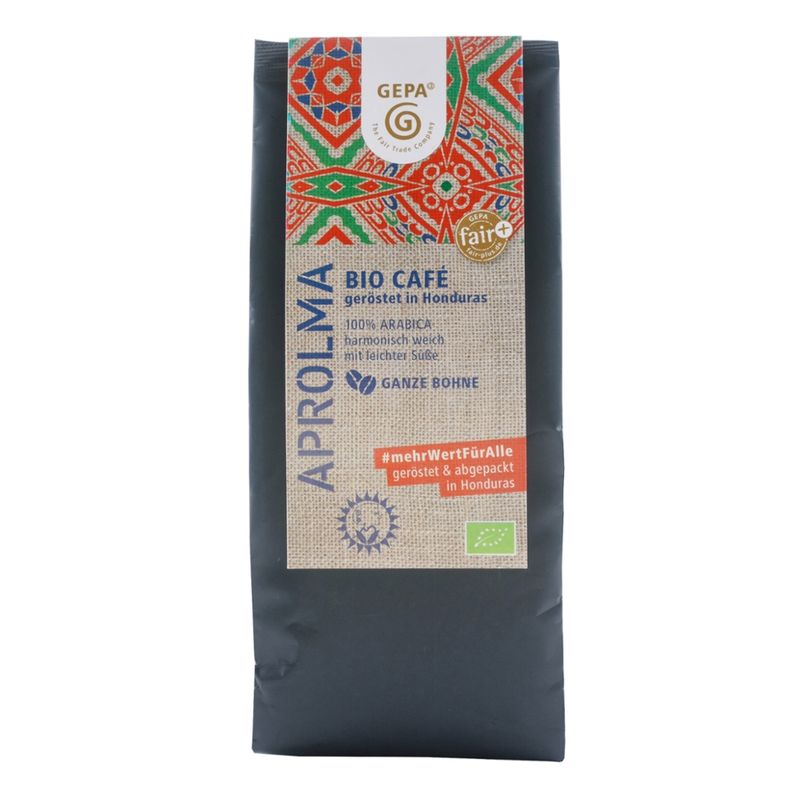 GEPA - The Fair Trade Company Bio Café Aprolma, Bohne; geröstet und verpackt in Honduras - Produktbild
