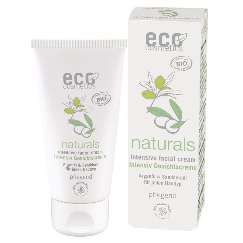 eco cosmetics Intensive Gesichtscreme mit Arganöl und Sanddorn - Produktbild
