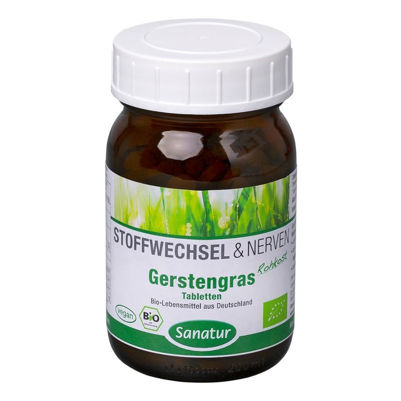Sanatur Gerstengras 250 Tabletten, kbA - Produktbild